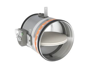 The Round Fire Damper CR60 of Rf-Technologies - UKCA labelled.